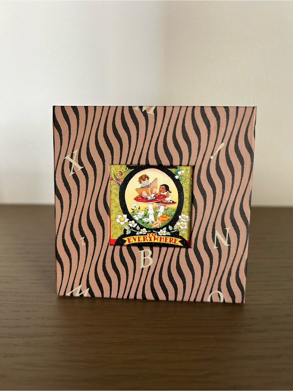 Zebra-Print Mini Photo Frame